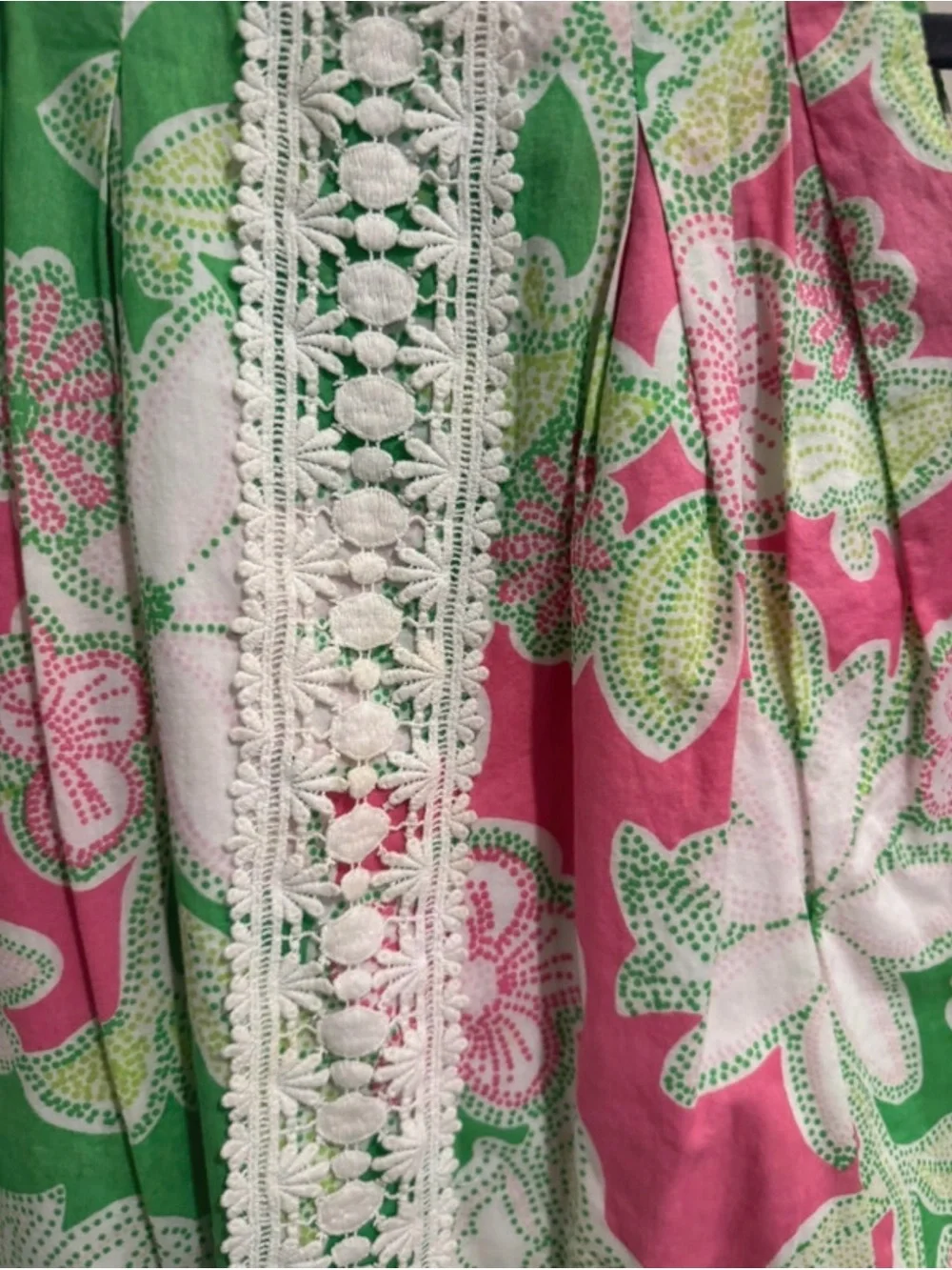 Lilly Pulitzer Girl’s Floral Halter Swing Dress - size 8 - Picture 4 of 4